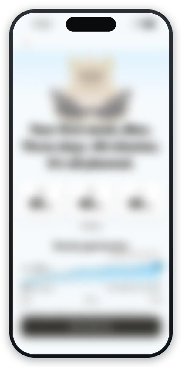 A blurred preview of the finished plan