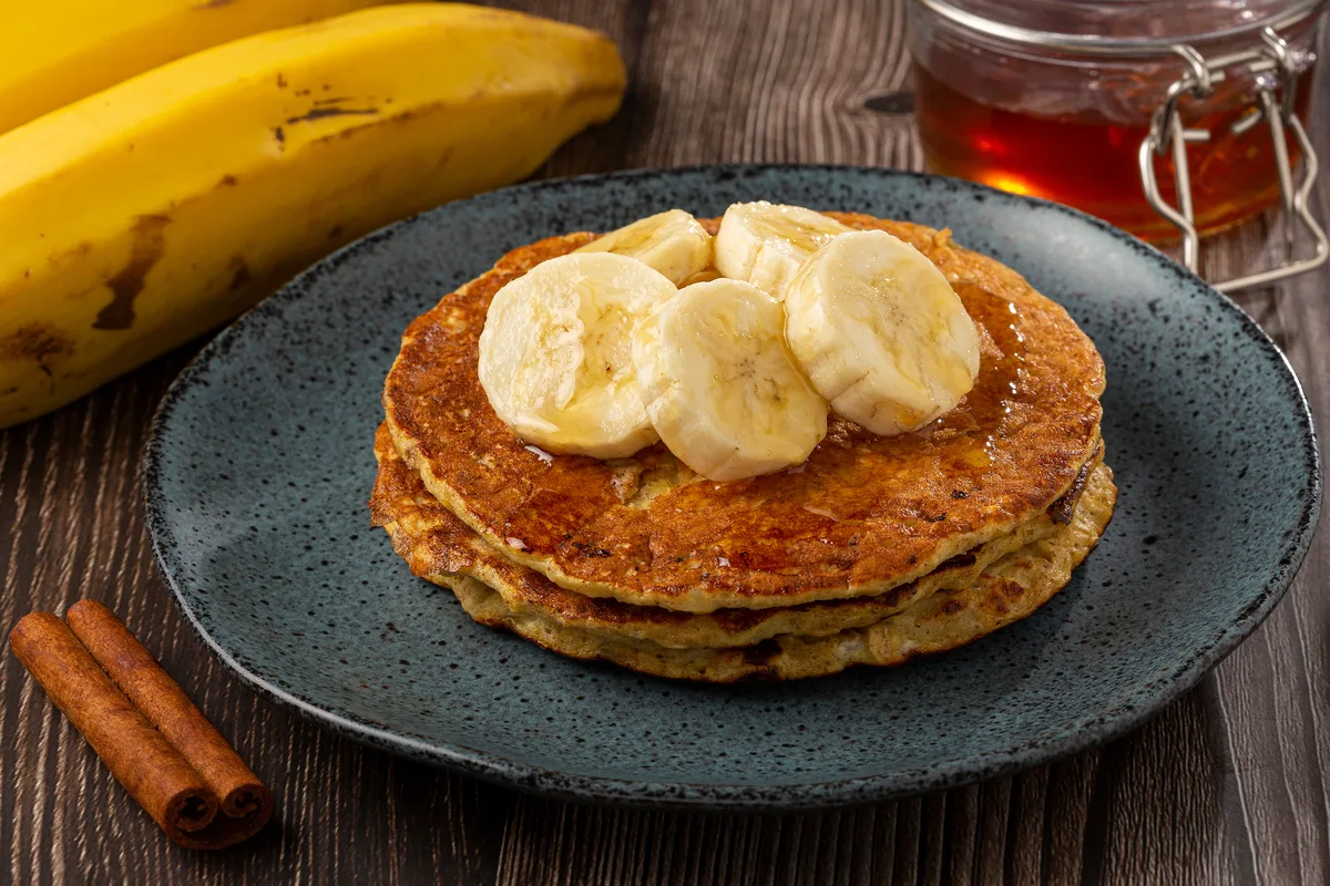 Bananen-Hafer-Pancakes
