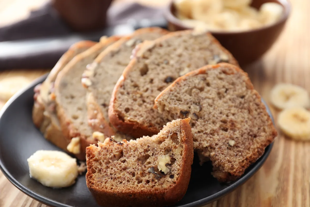 Bananenbrot mit Walnüssen