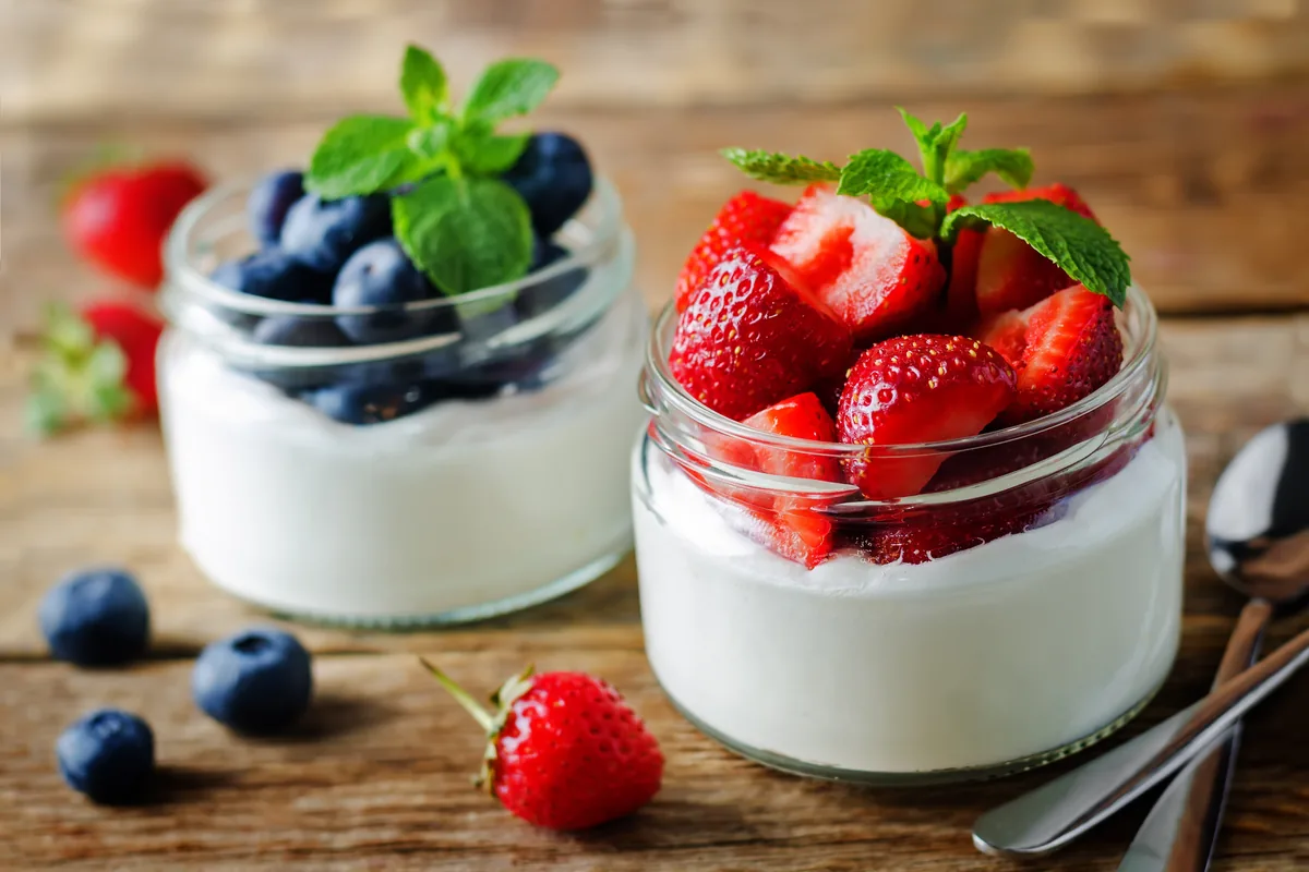 Joghurt-Beeren-Parfait