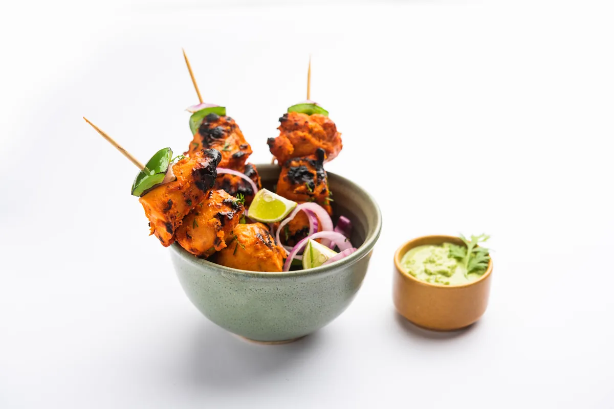 Chicken-Tikka-Spieße