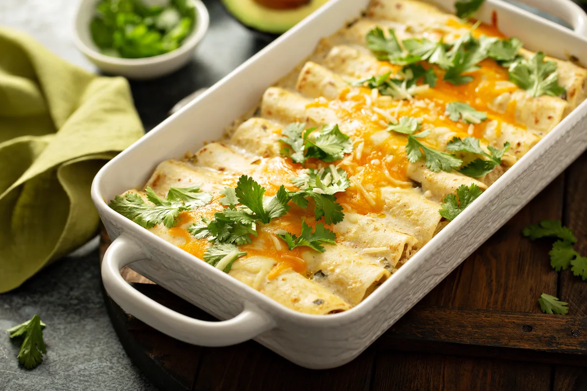 Enchiladas mit Hähnchen