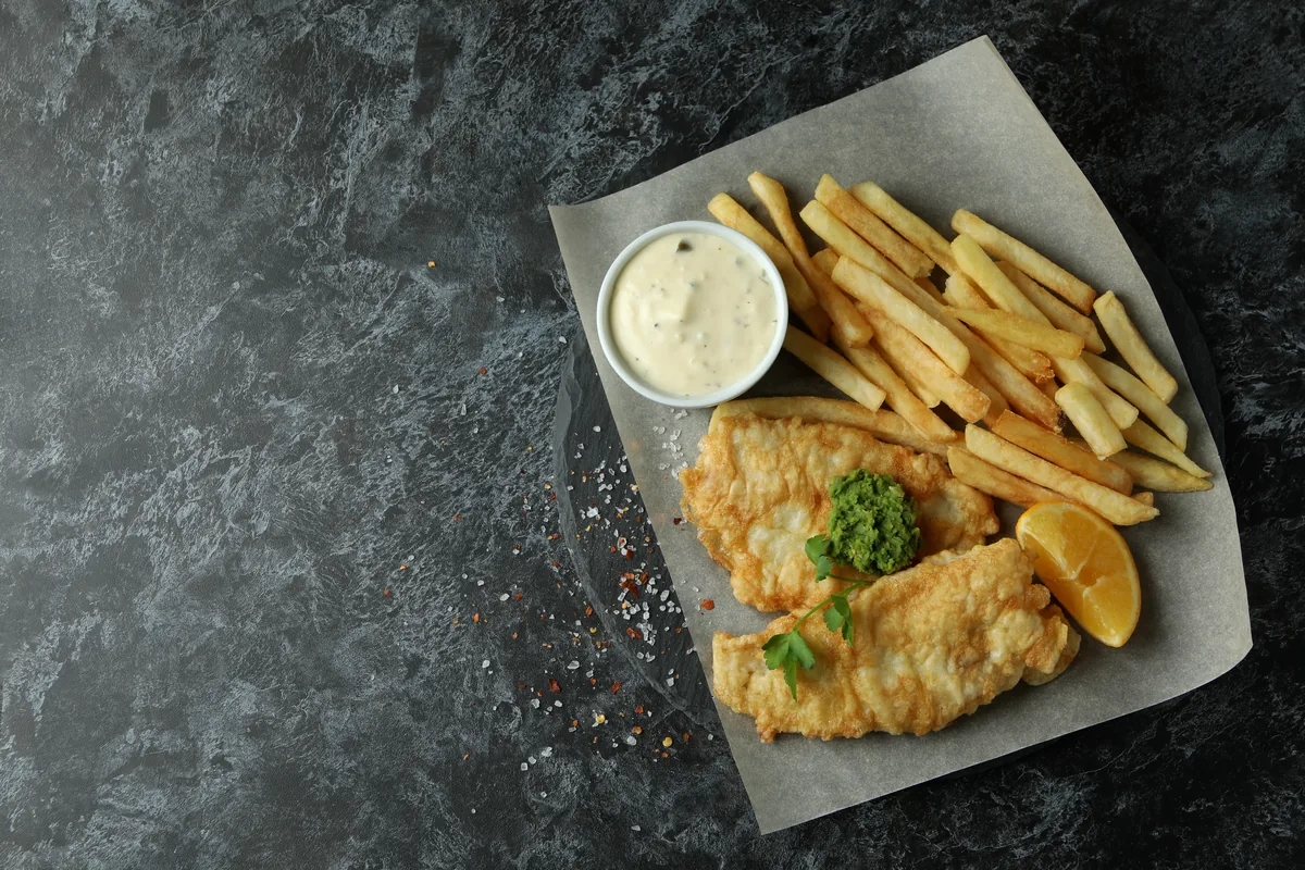 Fish and Chips aus dem Ofen
