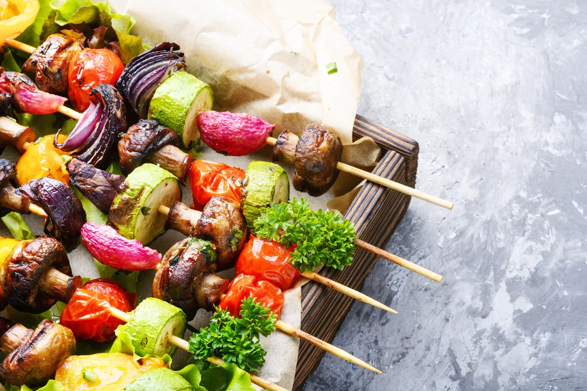 Gemüsespieße vom Grill