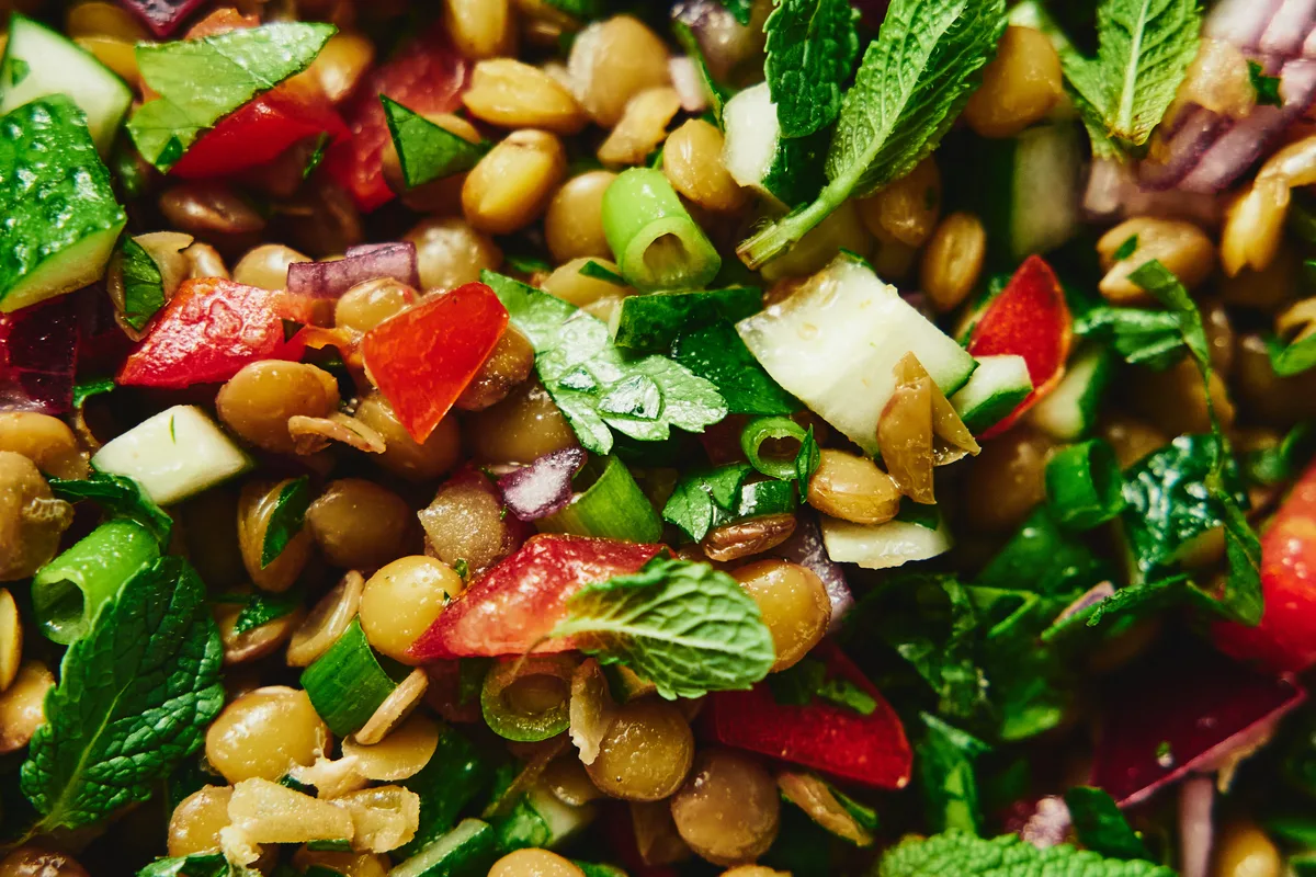 Linsen-Tabouleh