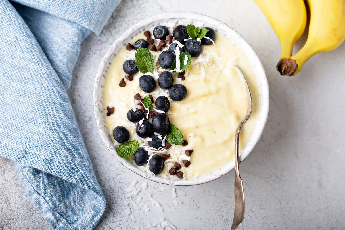 Nicecream aus gefrorener Banane