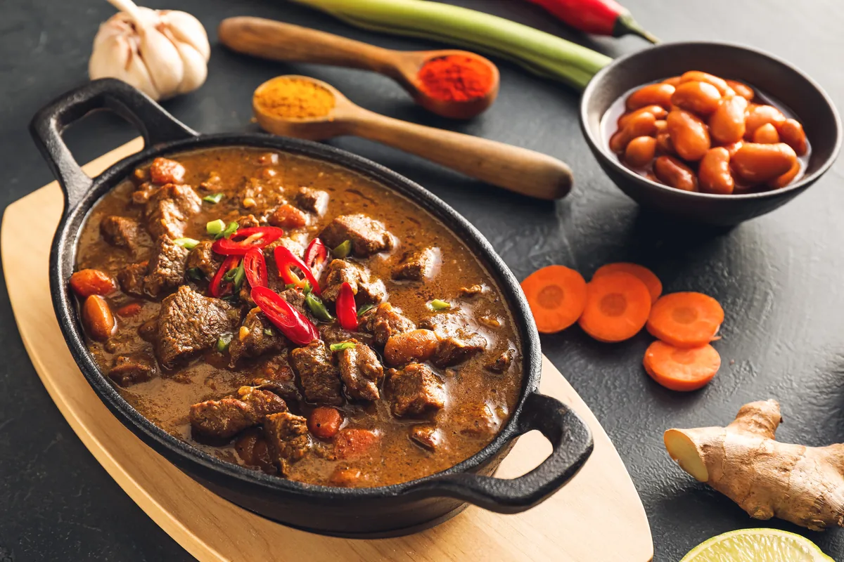 Rindercurry mit Kokosmilch
