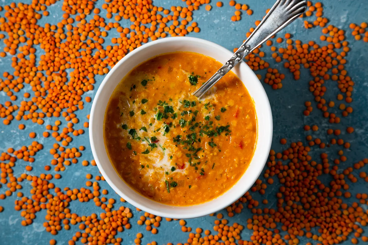 Türkische Rote-Linsen-Suppe