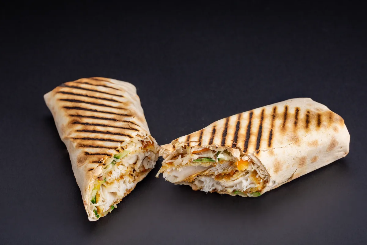 Hähnchen-Shawarma-Wrap