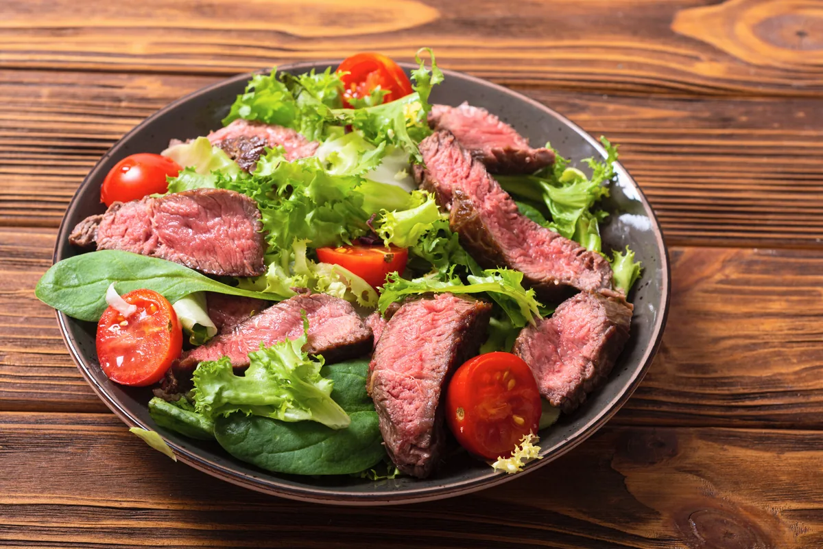 Steak-Salat