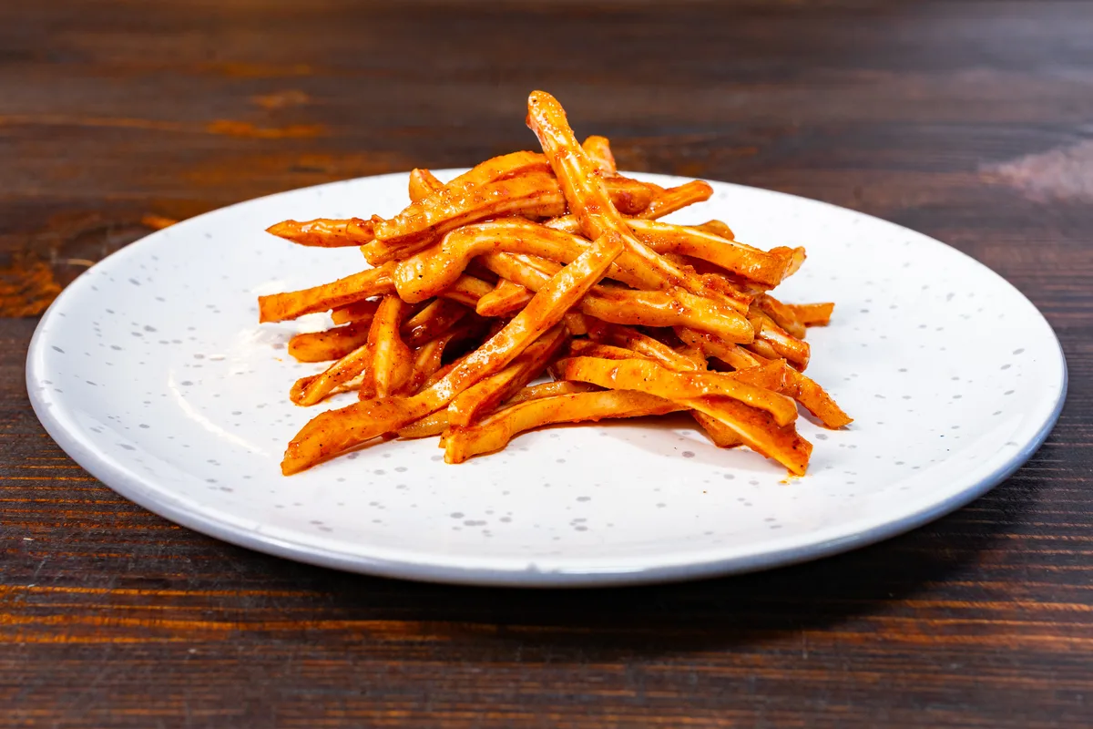 Süßkartoffel-Pommes aus dem Ofen