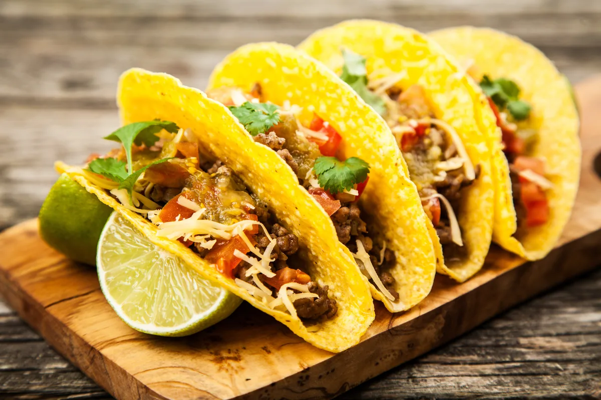 Tacos mit Rinderhack
