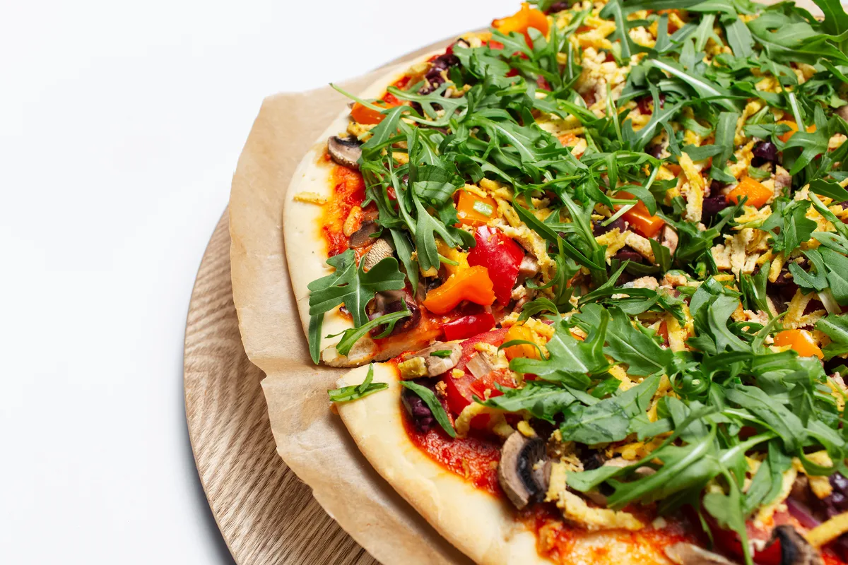 Vegane Gemüsepizza